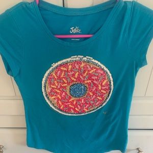 Justice flip sequins shirt